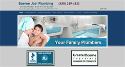 Desktop Screenshot of plumbers-boernetx.com